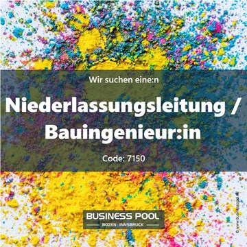 Niederlassungsleitung / Bauingenieur:in